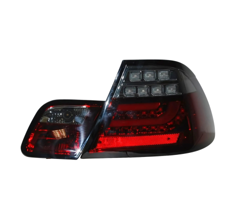 lexus led BMW E46 2p '03 led red smoked