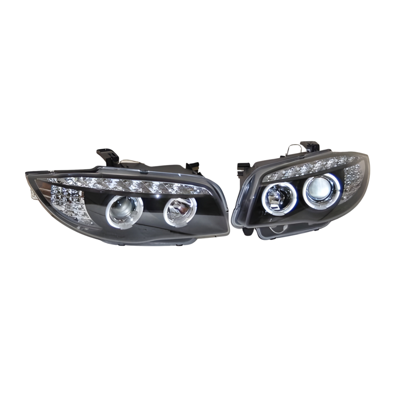 Fari Anteriore A Led BMW E87 07-11 Black, Intermitente Led