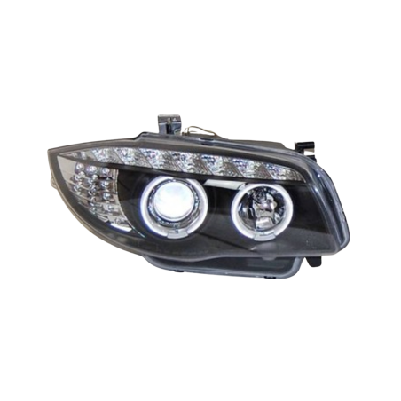 Fari Anteriore A Led BMW E87 07-11 Black, Intermitente Led