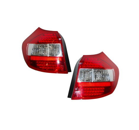 Set Of Rear Tail Lights BMW E87 2004 Serie 1 Led Red