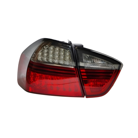 Pilotos traseros BMW E90 05 4p led red smoked