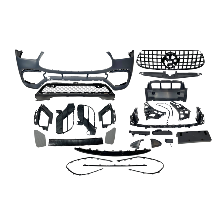 Paraurti Anteriori Mercedes W167 / C167 2020+ GLE Look AMG