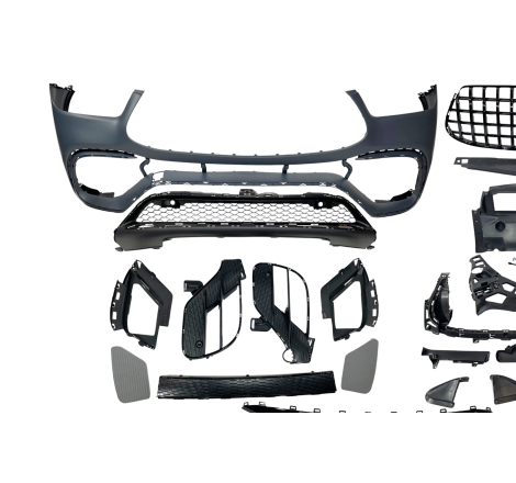 Paraurti Anteriori Mercedes W167 / C167 2020+ GLE Look AMG