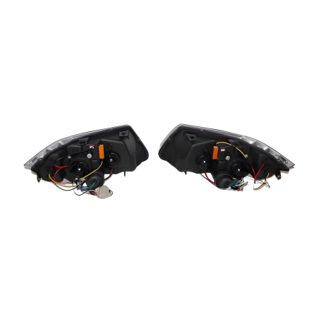 faros delanteros BMW e90 05 black luz de dia intermitente led