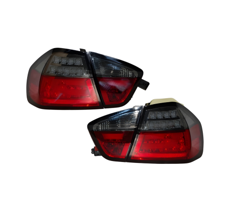 Feux Arrières Cardna BMW E90 05 Lightbar Led Rouge/Fumé