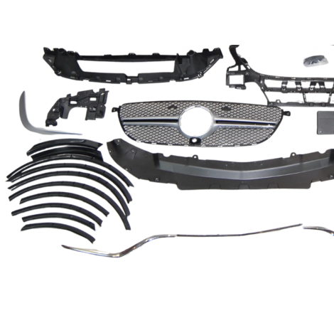 Kit De Carrocería Mercedes W166 GLE 2014-2018 look AMG E63 ABS