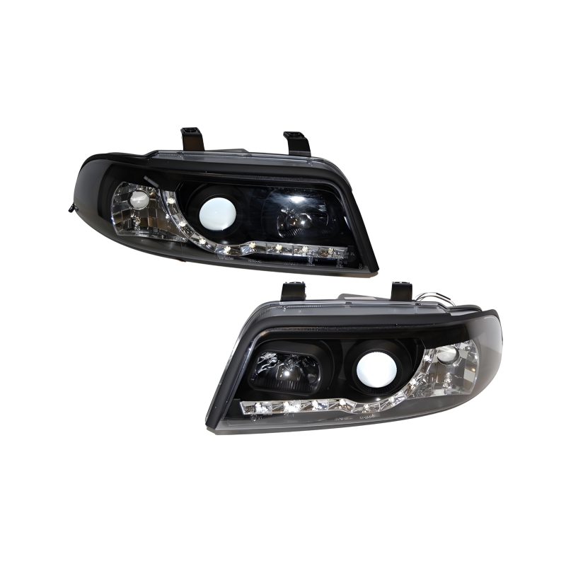 FAROS DELANTEROS LUZ DE DIA AUDI A4 99 BLACK
