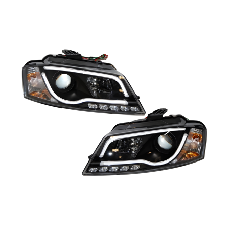 Faros Delanteros Audi A3 2008-2012 Luz Dia Real Lti