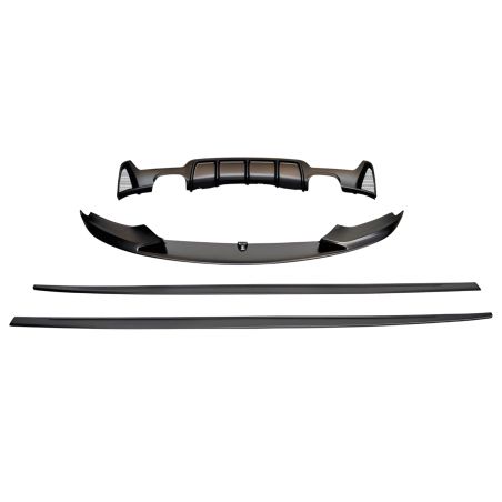 STOßSTANGENSET BODYKIT BMW F32 / F33 / F36 14 Look M PERFORMANCE 2 Exhausts Double