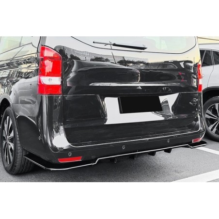 Diffusore Posteriore Mercedes W447 Nero lucido