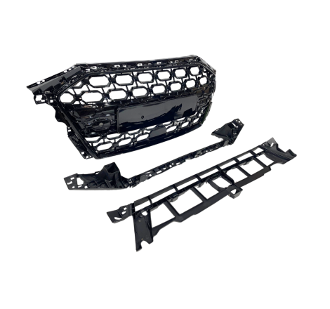 FRONT GRILL AUDI A3 2021+ Look RS3 Black