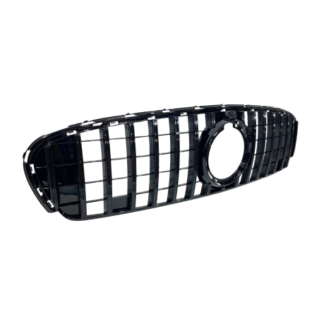 Front Grill Mercedes GLC X253 2020 Look GT II Black Camera