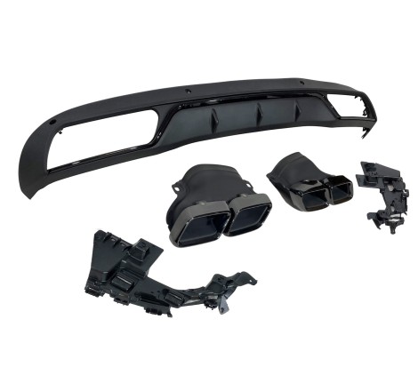 Déflecteur Arrière Mercedes W205 2014-2018 4P / SW Look C63 ABS