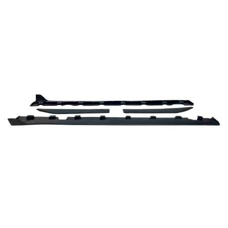 TRITTBRETTER SCHWELLER SEITENBRETTER Ford Mustang 2015-2020 Look GT500 II Matte Black