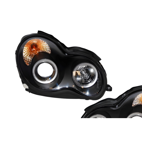 Faros delanteros Mercedes W203 2001-2007 black