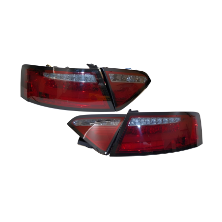 Fanali Posteriori Audi A5 2-4P 07-09 Led Red/Smoked Cardna