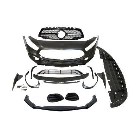 FRONTSTOßSTANGE FRONTSCHÜRZE Mercedes W177 / V177 Look A45 S Diamond II Front Spoiler