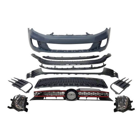 FRONTSTOßSTANGE FRONTSCHÜRZE VOLKSWAGEN GOLF 6 Look GTI