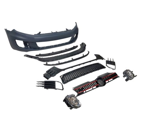 Front Bumper Volkswagen Golf 6 Look GTI Front Spoiler