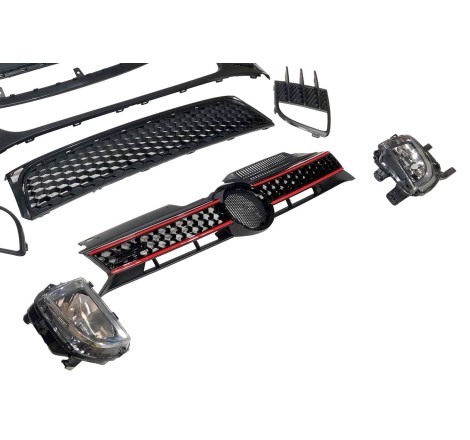 Front Bumper Volkswagen Golf 6 Look GTI Front Spoiler