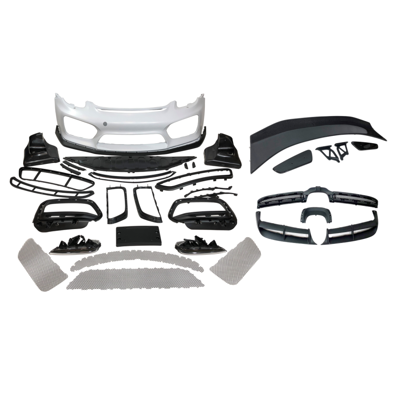 Kit De Carrocería Porsche Cayman / Boxter look GT4 13-16 (981) Alerón carbono