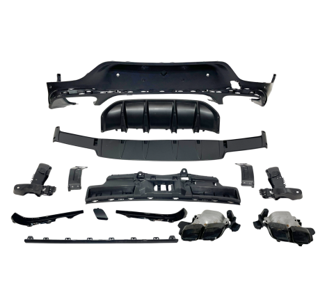 Rear Diffuser Mercedes GLC X253 COUPE 2020+ Look GLC63 Black