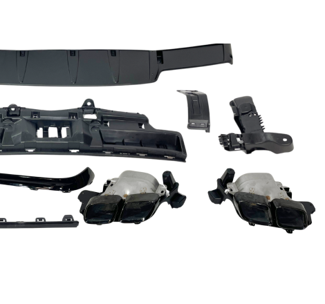 Rear Diffuser Mercedes GLC X253 COUPE 2020+ Look GLC63 Black