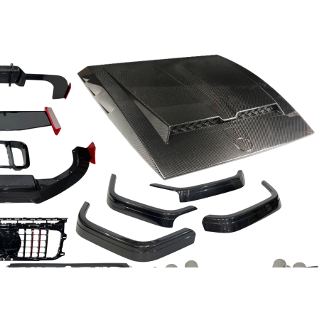 STOßSTANGENSET BODYKIT Mercedes W464 Look Rocket 900 DoorsCarbon
