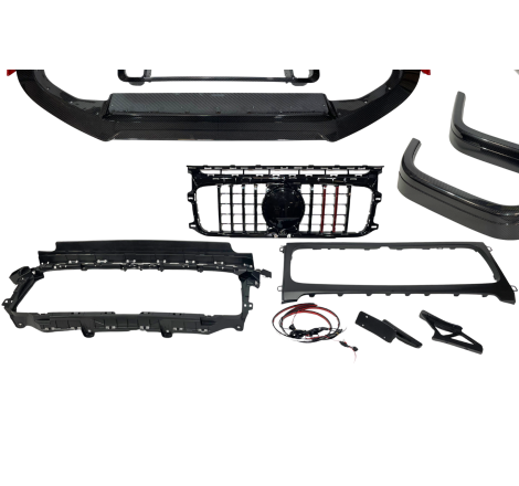 STOßSTANGENSET BODYKIT Mercedes W464 Look Rocket 900 DoorsCarbon