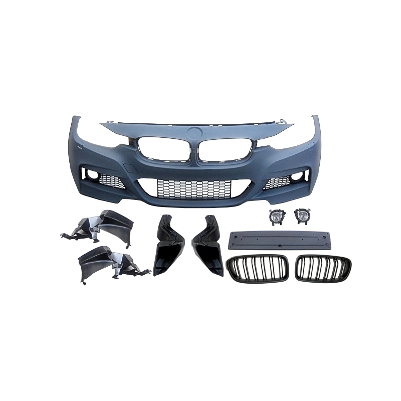 Pare-Choc Avant BMW F30 / F31 Look M-Tech ABS Brouillard Calandres
