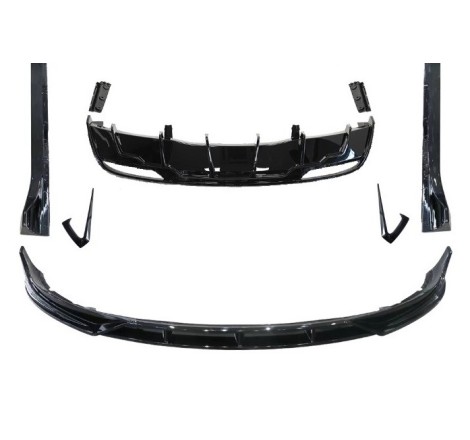 STOßSTANGENSET BODYKIT Tesla Model 3 LCI 2024+ Look Fast Glossy Black