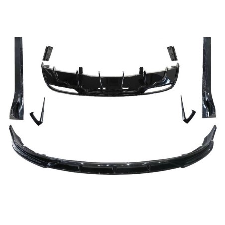 STOßSTANGENSET BODYKIT Tesla Model 3 LCI 2024+ Look Fast Glossy Black