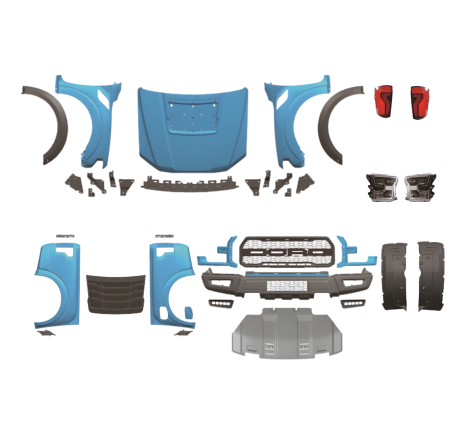 Kit De Carrosserie Ford Ranger 2012-2021 Look F150
