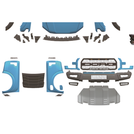 Kit De Carrosserie Ford Ranger 2012-2021 Look F150