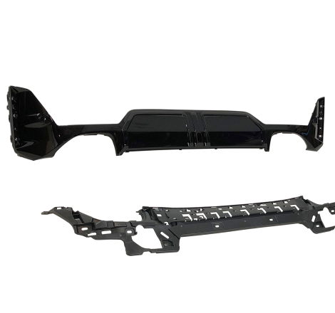 Difusor Trasero BMW G20 / G21 LCI Look M Performance Brillante Negro