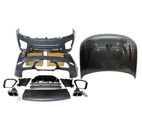 STOßSTANGENSET BODYKIT Range Rover Sport L494 Facelift 2018+ Look SVR Bonnet