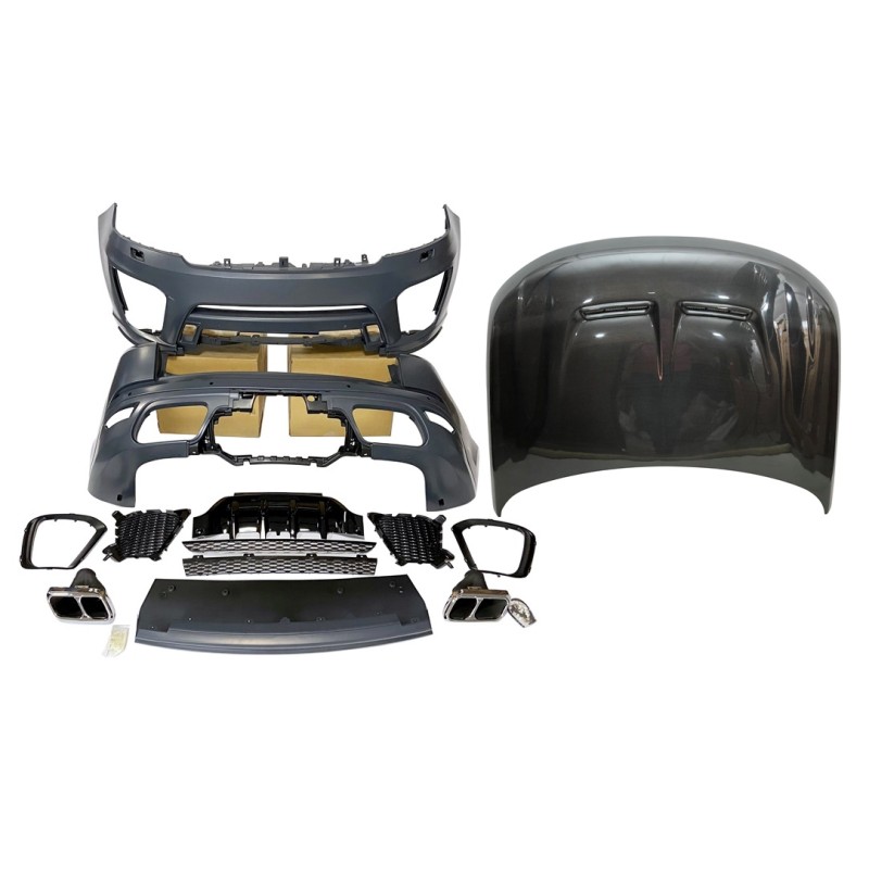 STOßSTANGENSET BODYKIT Range Rover Sport L494 Facelift 2018+ Look SVR Bonnet