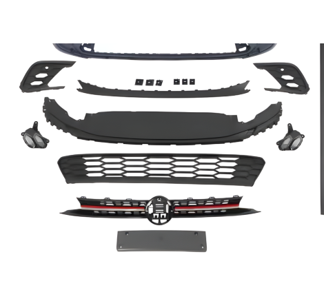 STOßSTANGENSET BODYKIT VOLKSWAGEN Polo 2018-2021 Look GTI 2022