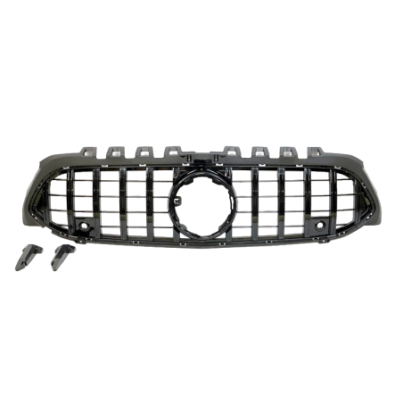 Front Grill Mercedes W177 / V177 Look GTR Camera 360 Glossy Black