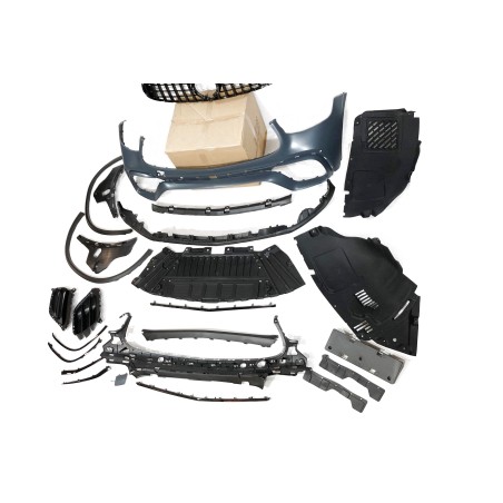 Pare-Choc Avant Mercedes X253 / C253 GLC 2020-2022 look AMG GLC63 Black