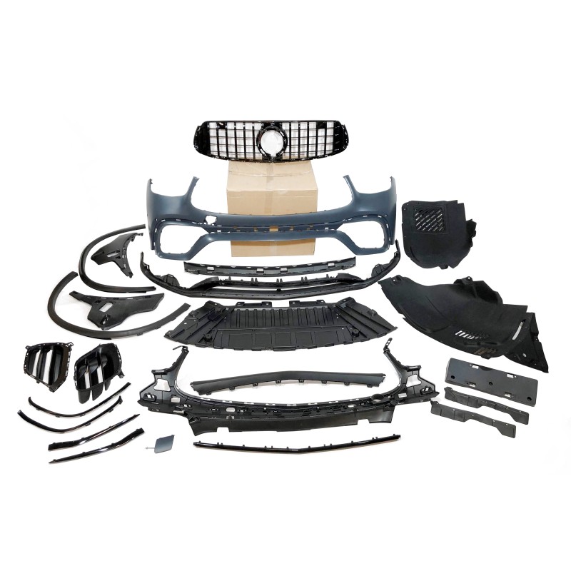 Paraurti Anteriore Mercedes X253 / C253 GLC 2020-2022 look AMG GLC63 Black