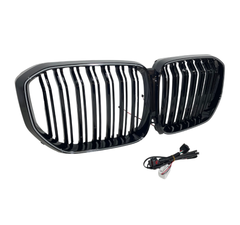 Calandre BMW G05 X5 LED Noir Brillant