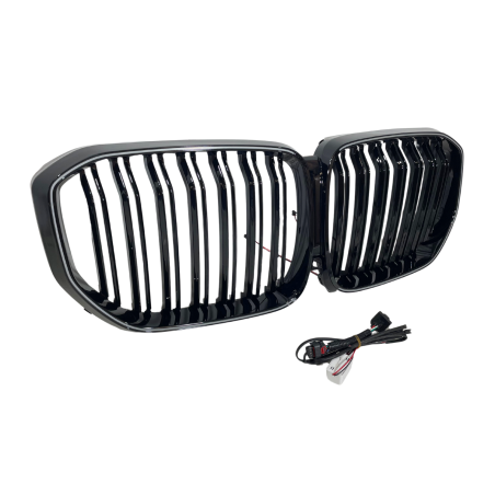 Parrilla BMW G05 X5 LED Negro Brillo