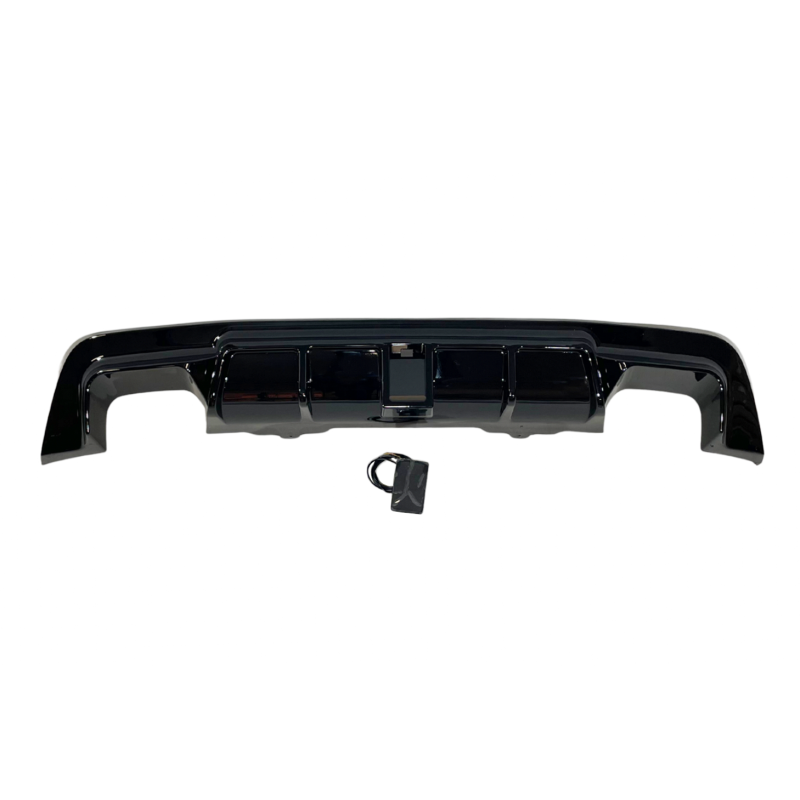 Diffuseur Arrière BMW E60 look M Performance Noir brillant Feu stop à led