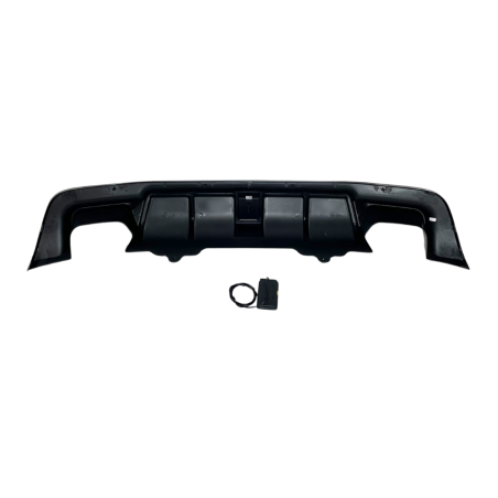 Rear Diffuser BMW E60 look M Performance Glossy Black Led brake light