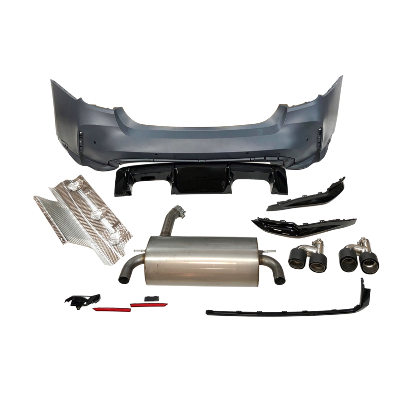 Paragolpes Trasero BMW F30 Look G80 Escape