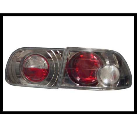 Set Of Rear Tail Lights Honda Civic 1992-1995 3-Door Lexus Golden