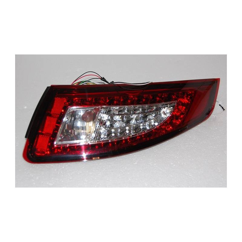 Set Of Rear Tail Lights Porsche 997 20052009, Led Red/Smoked