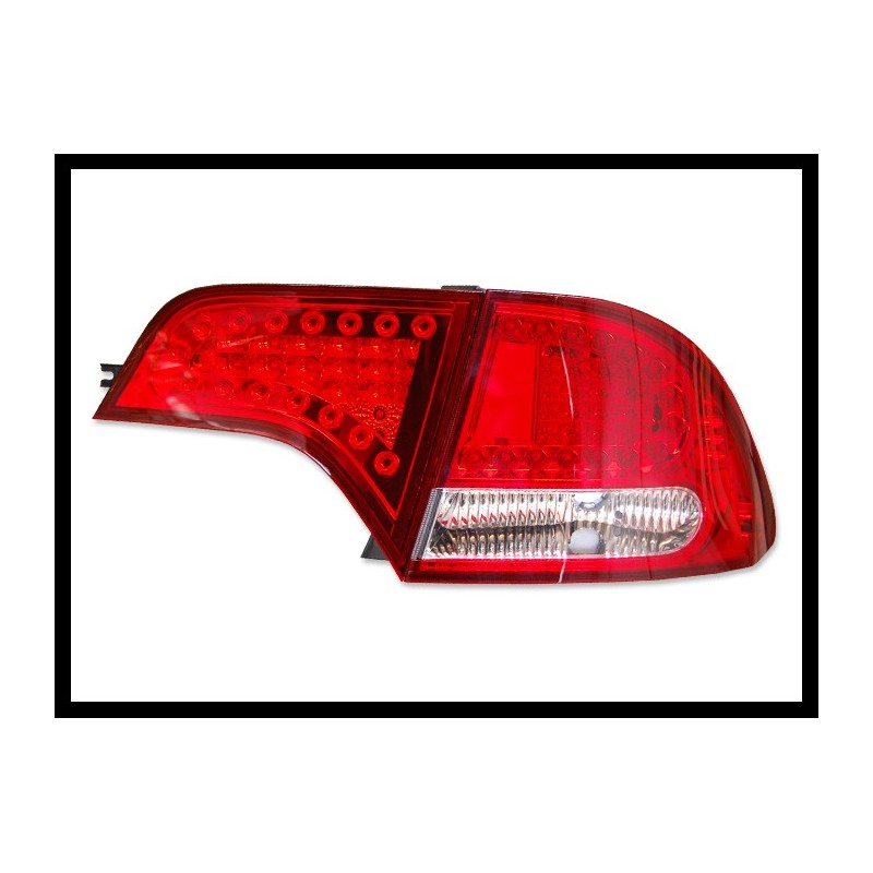 Set Of Rear Tail Lights Honda Civic 2006 4-Door Hybrid Lexus Chromed/Red