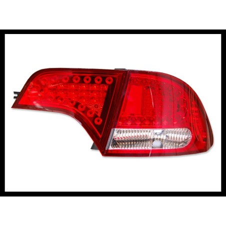 Set Of Rear Tail Lights Honda Civic 2006 4-Door Hybrid Lexus Chromed/Red